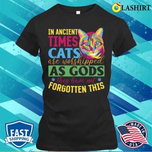 Cats Divine T-shirt,cat Gods Divine Kitten Velvet Paw T-shirt