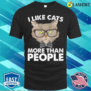 Cats Make Me Happy And Humans My Head H T shirt 1