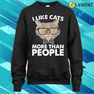 Cats Make Me Happy And Humans My Head H T shirt 4