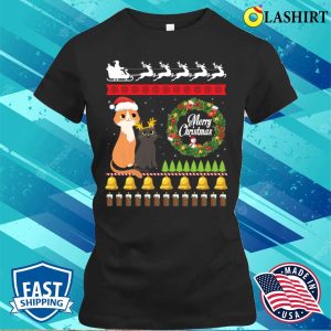 Cat’s Noel Costume Dance Together Merry Christmas Ugly Sweashirt