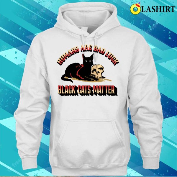 Cats T-shirt, Black Cats Matter Retro T-shirt