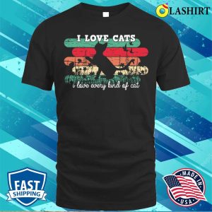 Cats T shirt I Love Cats T shirt 1