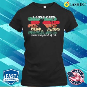 Cats T-shirt I Love Cats T-shirt