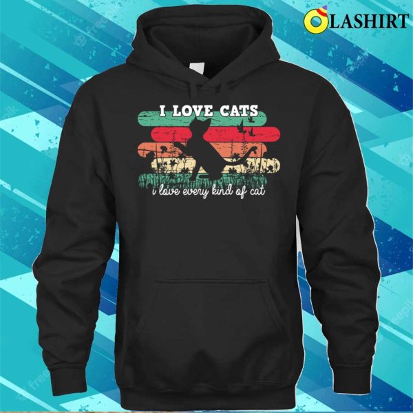 Cats T-shirt I Love Cats T-shirt