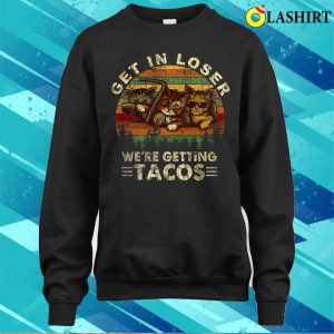 Cats T shirt Vintage Aesthetic Cats Get In Loser T shirt 4