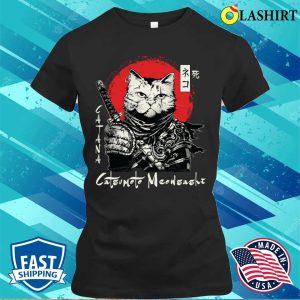 Catsumoto Meowsashi Tee A Purrfectly Stylish Feline inspired Shirt 2