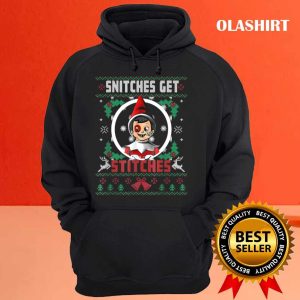 Christmas Snitches Tee Get Stitches Funny X mas T shirt 3