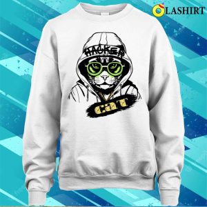 Cool Cat T shirt Hacker Cat T shirt 4