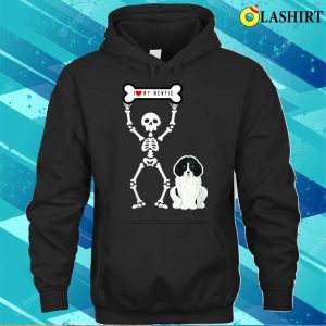 Cute Skeleton Newfie Shirt Express Your Love For Newfoundlands With This Adorable Tee 3