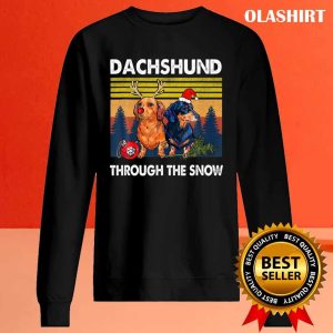 Dachshund Dog Dachshund Through The Snow T shirt 2