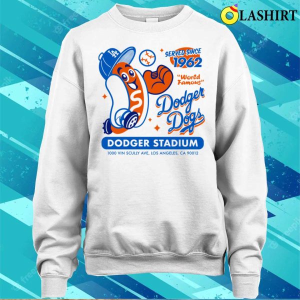 Dodger Dogs, Iconic T-shirt Celebrating 1962 Onwards