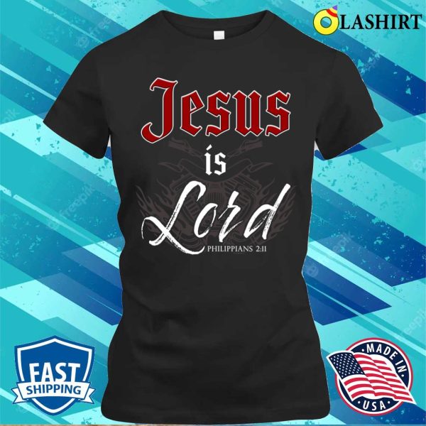 Dog Shelter Volunteer Lovers Shirt, Jesus Is Lord Motorcycle Christian Faith Gospel Biker Shirt