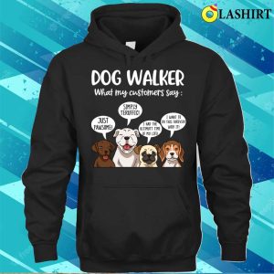 Dog Walker Funny Dog Walking Gift T shirt 3