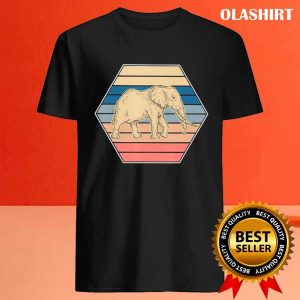 Elephant Zoo Keeper Gift Africa Safari Retro Animal El Shirt 4