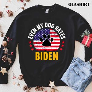 Even My Dog Hates Biden Anti Biden Vintage T-shirt