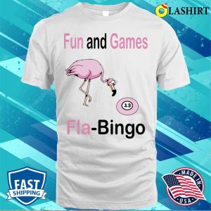 Flamingo Bingo Funny T Shirt Fla Bingo T shirt 3