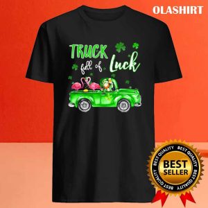 Flamingo Shirts Womens Plus Size St Patricks Day Truck T shirt 4