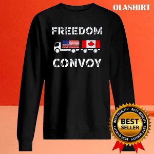 Freedom Convoy Canadian Truckers Maple Leaf T shirt 2