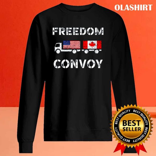 Freedom Convoy Canadian Trucker’s Maple Leaf T-shirt