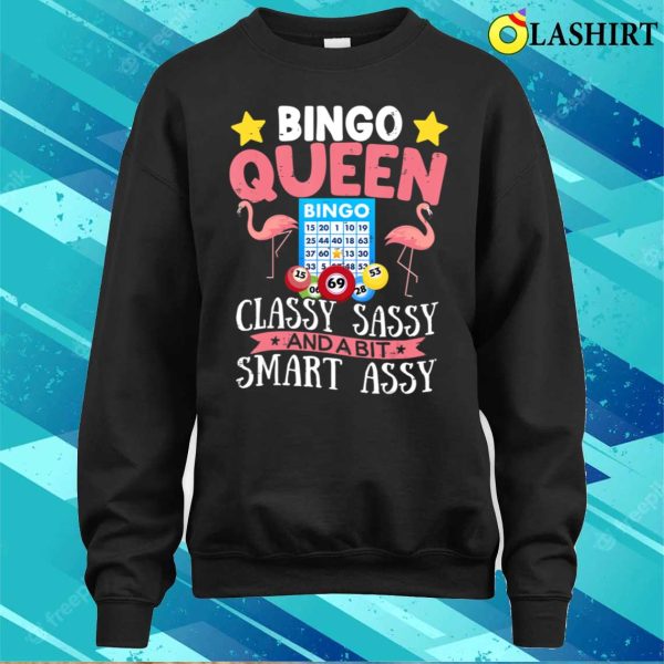 Fun Bingo Queen – Bingo Flamingo Mother’s Day T-Shirt