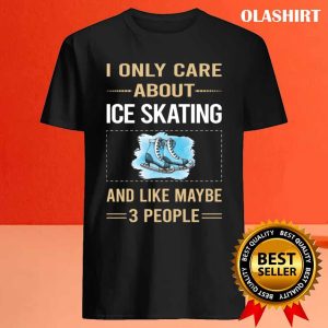 Funny 3 People Ice Skating Skate Skater T shirt 4