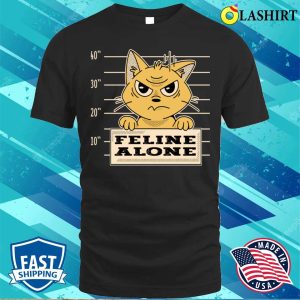 Funny Cat Lover T shirt Feline Alone Cat In Detention Cute Cats Lover Gifts Funny T shirt 1