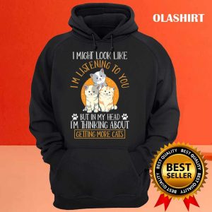 Funny Cat Owner Thinking About Cats T shirt 3