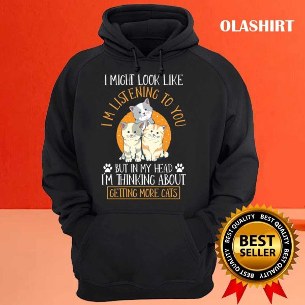 Funny Cat Owner Thinking About Cats T-shirt