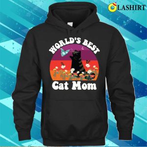 Funny Cats Love T shirt Worlds Best Catmom T shirt 3