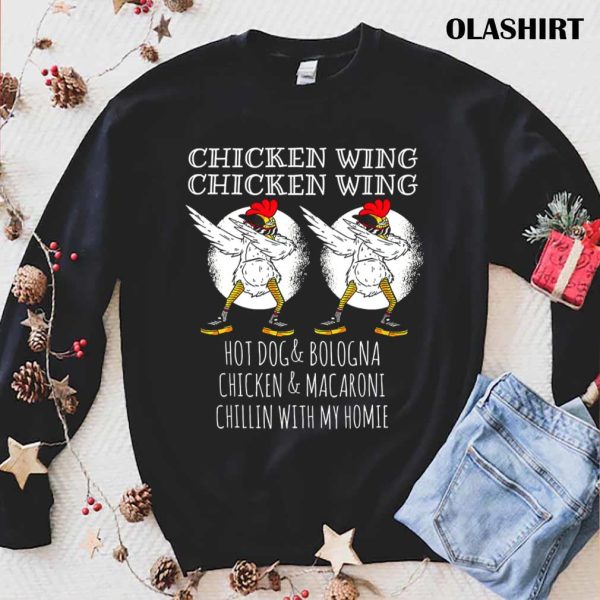 Funny Chicken Wing Hot Dog And Bologna Shirt