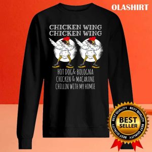 Funny Chicken Wing Hot Dog And Bologna Shirt 2