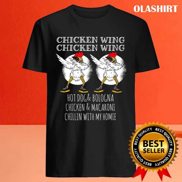 Funny Chicken Wing Hot Dog And Bologna Shirt