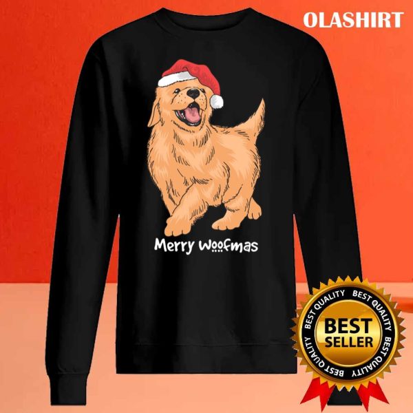 Funny Cute Yellow Lab Dog Puppy Christmas Labrador Retriever T-shirt