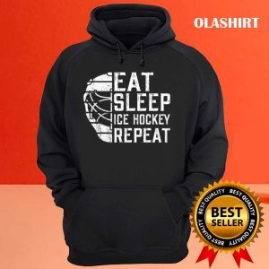 Funny Eat Sleep Ice Hockey Repeat Winter Sports Players T shirt 3