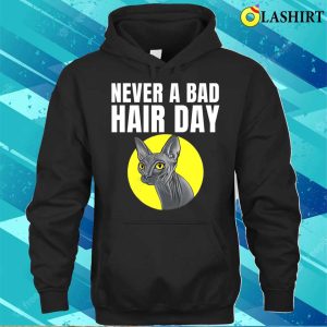 Funny Hairless Cat Design For Girls Women Pet Kitten Lovers T shirt 3