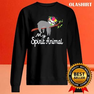 Funny Sloth Gift For Men Women Kids My Spirit Animal Is A Sloth T shirt 2