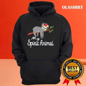 Funny Sloth Gift For Men Women Kids My Spirit Animal Is A Sloth T shirt 3