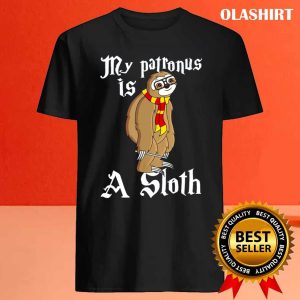 Funny Sloth Pictures Patronus Charm Sloth Stuffed Animal Sloth Toy T shirt 4