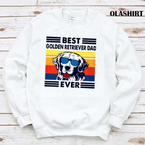 Golden Retriever Best Dog Dad Ever Shirt