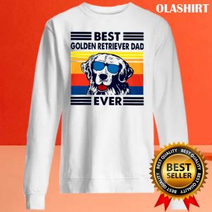 Golden Retriever Best Dog Dad Ever Shirt 2