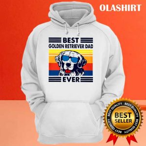 Golden Retriever Best Dog Dad Ever Shirt 3