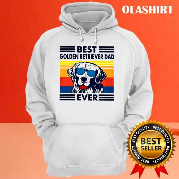 Golden Retriever Best Dog Dad Ever Shirt