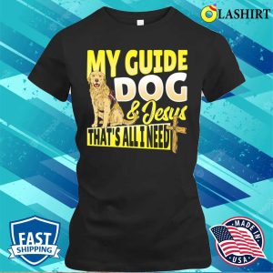 Guide Dog And Jesus Blindness T-shirt