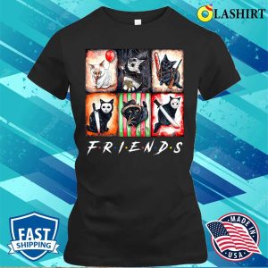 Halloween Cat F R I E N D S T Shirt Purrfectly Spooky Vibes 2