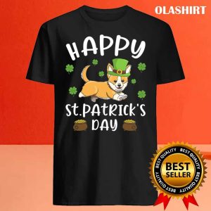 Happy St Patricks Day Funy Saint Patricks Corgi Dog Shirt 4