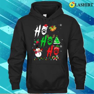 Ho Ho Ho Paw Christmas Funny Dog Lover Shirt 3