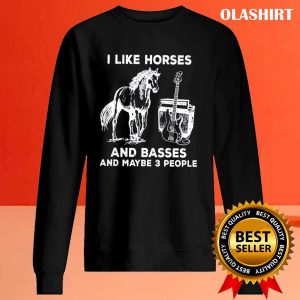 I Like Horses And Bases And Maybe 3 People Shirt 2