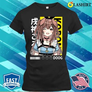 Inugami Korones Adorable Wink Featured On T shirt 2