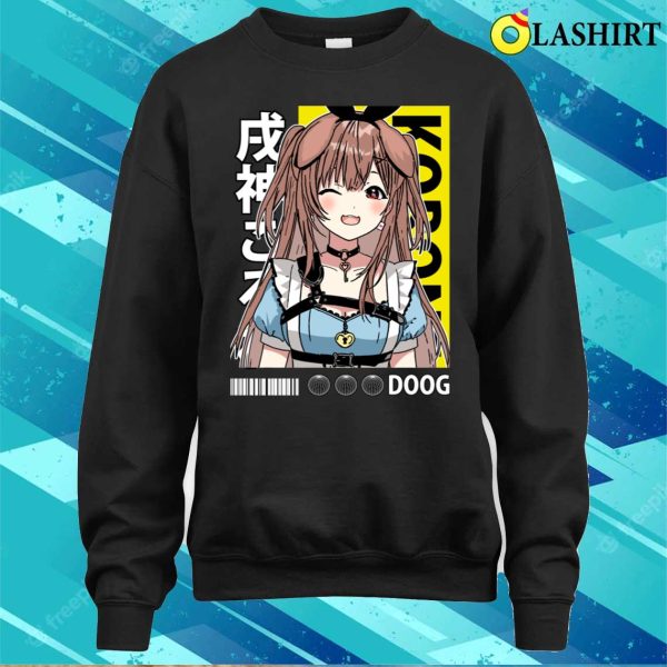 Inugami Korones Adorable Wink Featured On T-shirt