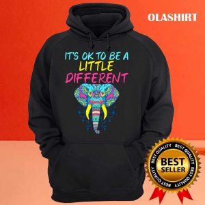 Its Okay To Be A Little Different Autism Elephant Shirt 3